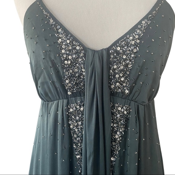 Banana Republic Navy Blue Formal Maxi Dress - Picture 3 of 14